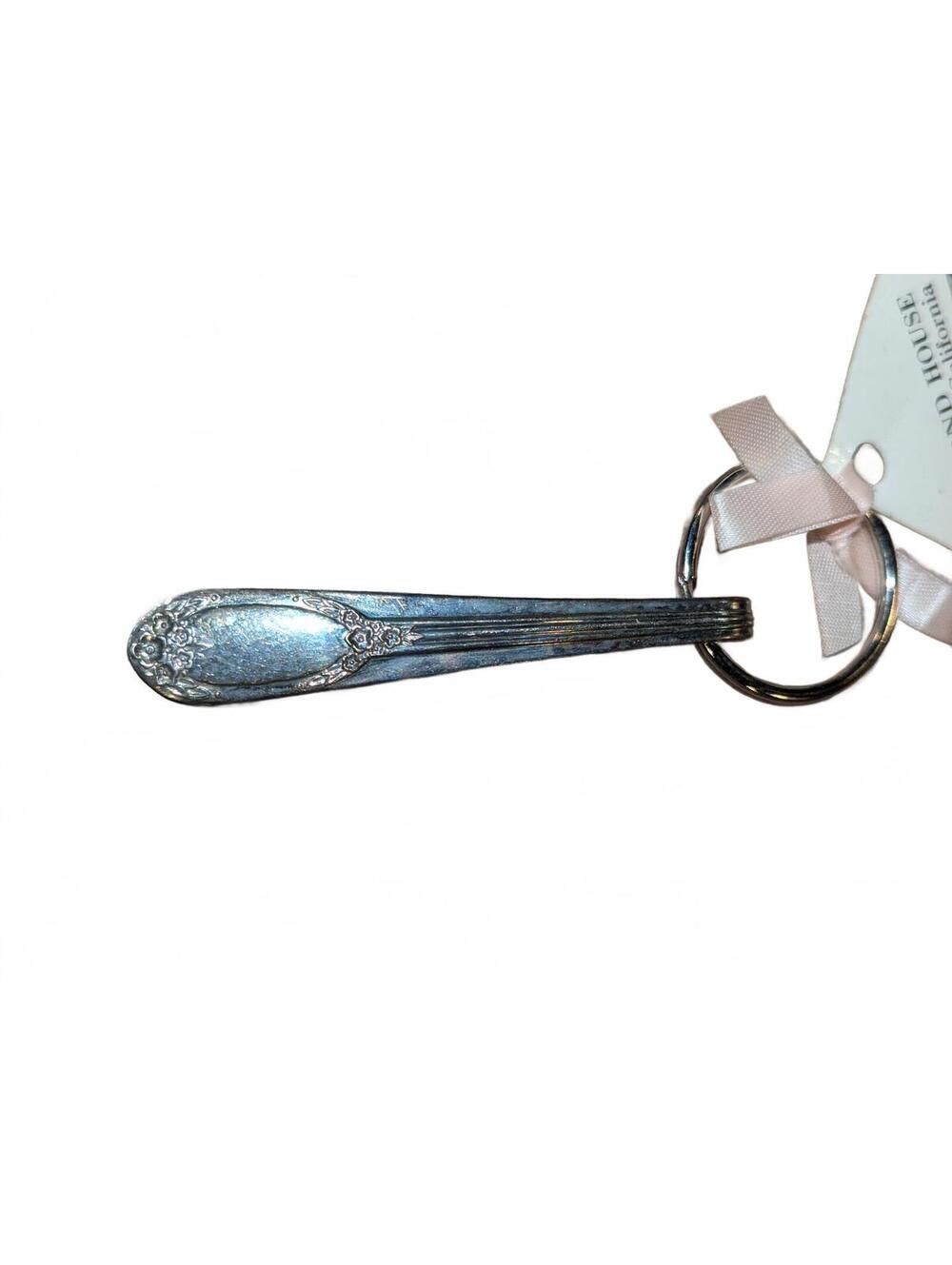 Vintage Vagabond House Silver plated Spoon Keychain
